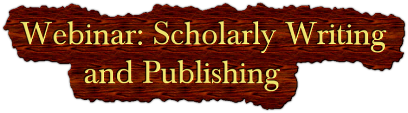 Webinar on Scholarly Writing and Publishing – Postcolonial Space