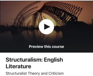 Picture of a structure for a course on structuralism